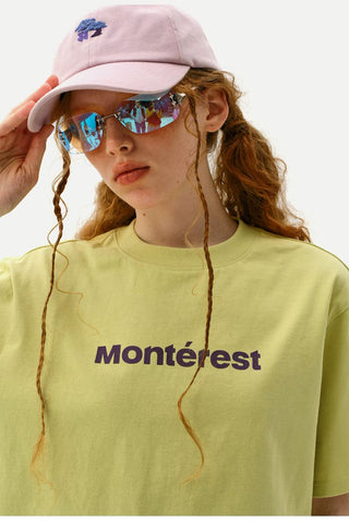 [Monterest] Quick-Dry Antibacterial Logo Crewneck Tee