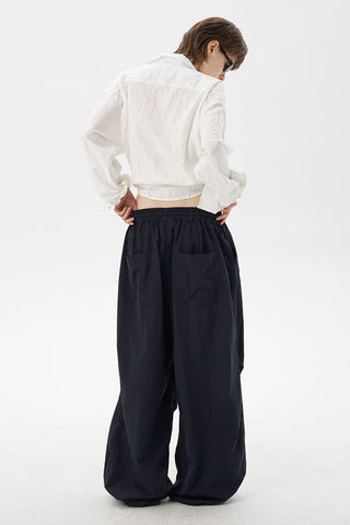 [MASONPRINCE] Lightweight Nylon Parachute Pants