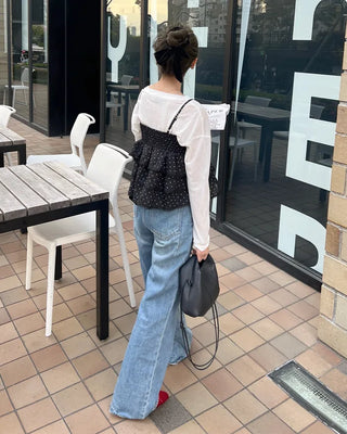 Simple long-sleeved T-shirt