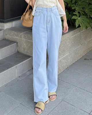 Bootcut denim pants