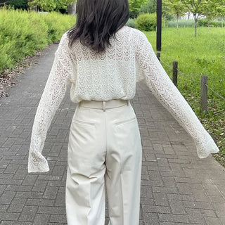 See-through loose knit