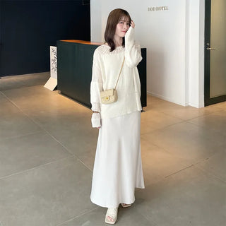 Boat neck sheer knit