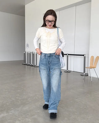 Carpenter denim pants