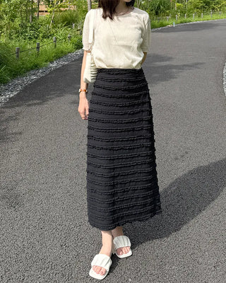 Asymmetrical Wrap Knit