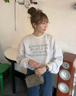 Awesome Lettering Sweatshirt