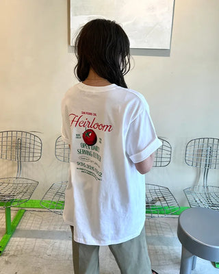Tomato Lettering Loose Fit Short Sleeve T-Shirt