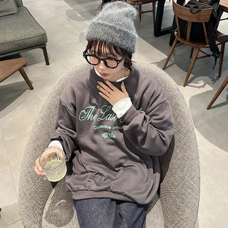 The Last Lettering Brushed Sweatshirt