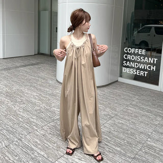Halter neck knit sleeveless