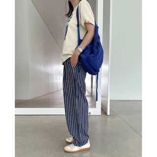 Wide striped pants