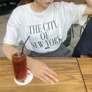 THE CITY Boxy Fit T-Shirt