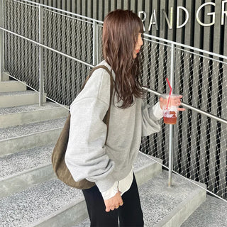 Simple suede bag