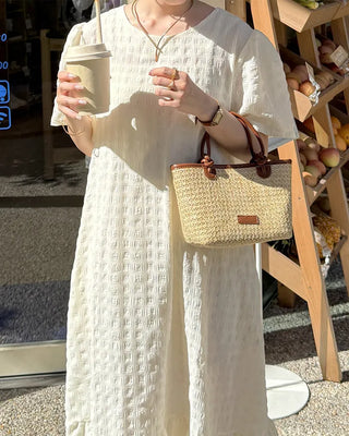 Rattan tote bag