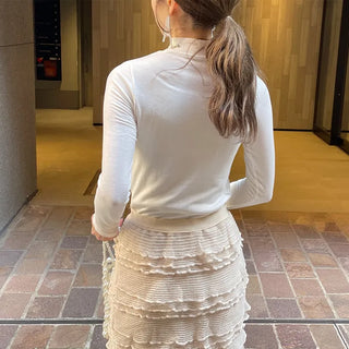 Half-neck T-shirt
