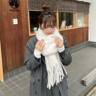 Colorful long scarf