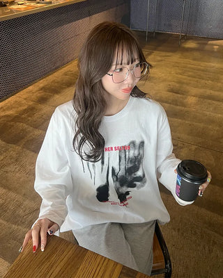 Slit Loose Fit T-Shirt