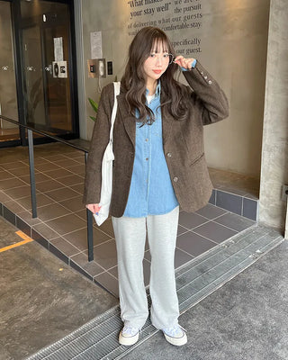 Patch pocket denim shirt