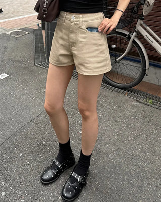 Basic cotton shorts