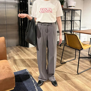 Pintuck slacks