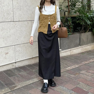 Twist strap skirt