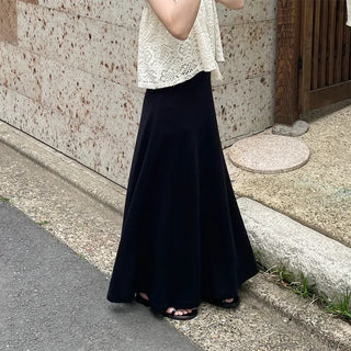 Semi-mermaid long skirt