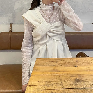 Twist Ribbon Camisole Blouse