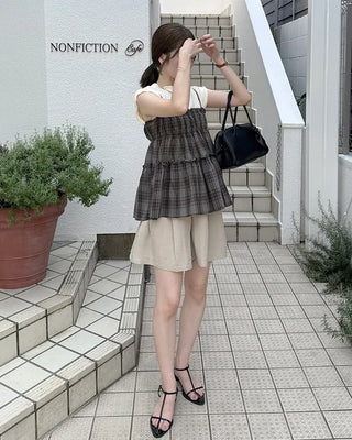 Two-pleat shorts