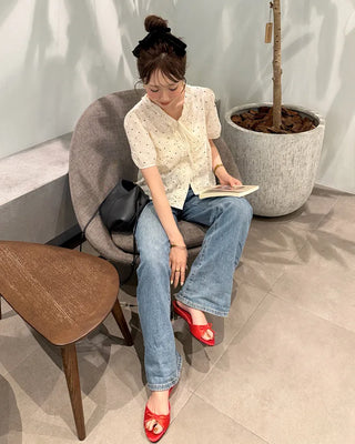 Tencel Wash Wide Denim Pants