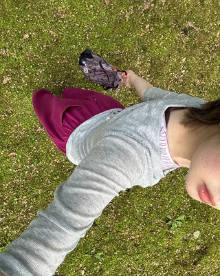Button-point colorful summer sweatpants