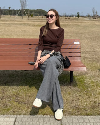Waffle Wide Easy Pants