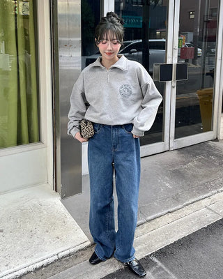 1990 Logo Half Sweatshirt