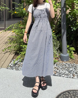 Lace sheer short-sleeved T-shirt