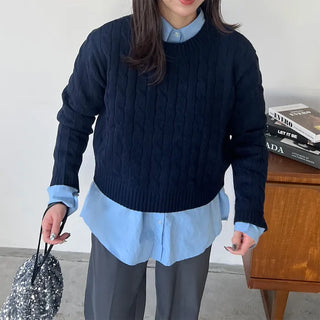 Round Cable Knit