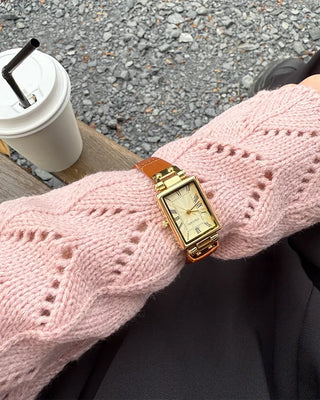 Square wristwatch