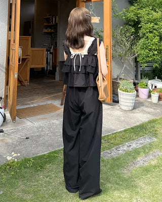 Perforated back ribbon knit sleeveless dress
