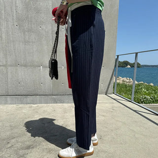 String stripe slacks