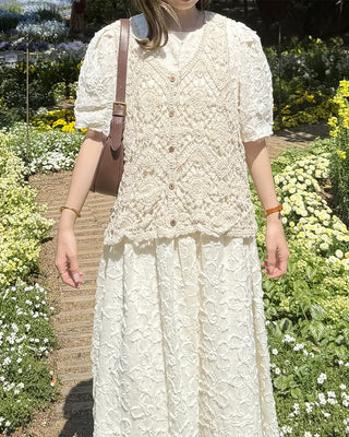 Vintage Crochet Vest