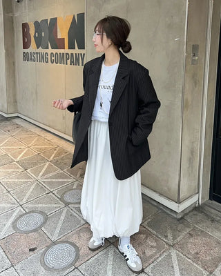 Balloon Fit Long Skirt