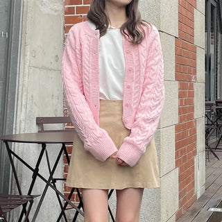Ribbon Stitch Cardigan