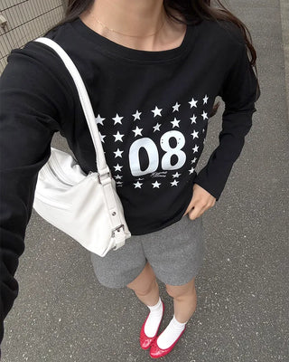 08 Point Slim Long-Sleeve T-Shirt
