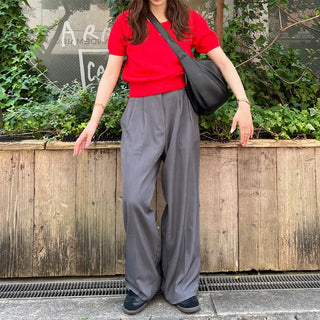 Center-creased slacks