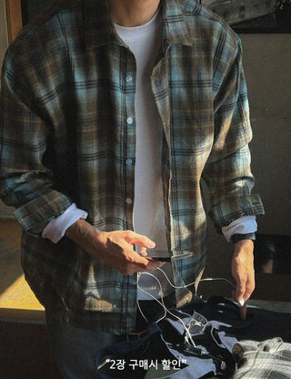 [Feature] Cherry Blossom Plaid Shirt (6 colors)