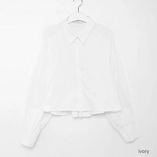 Back pleated blouse