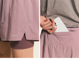 [Monterest] UPF50+ 2-in-1 Stretch Sport Shorts