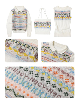 [NECY] Mimora Fair Isle Jacquard Knit Series