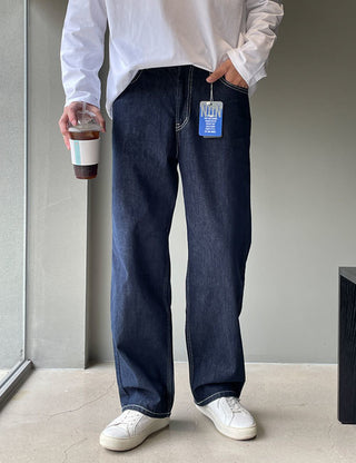 Cost Non-Fade Elastic Denim Pants (no.435)