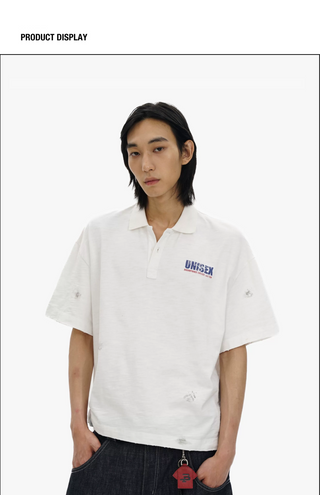 [MASONPRINCE] Slub Cotton Polo Shirt
