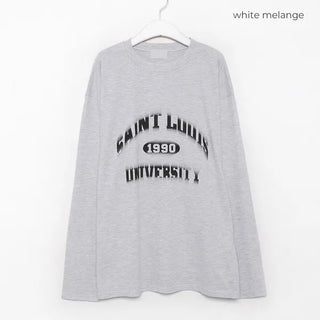 Lettering Washed T-Shirt