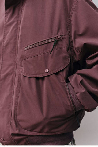 [Monterest] Water-Resistant Stand Collar Work Jacket