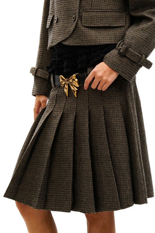 [Moromoro2] Houndstooth Doll Collar  Blazer/Skirt