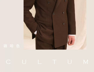 [CULTUM] Wrinkle-Resistant Double Breasted Suit